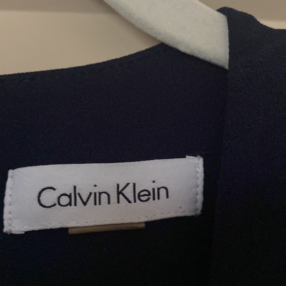 Navy blue Calvin Klein dress size 4 - Picture 3 of 3